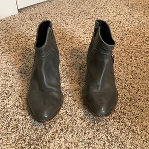 Ankle boots (Rebel) - Greenish/Gray color